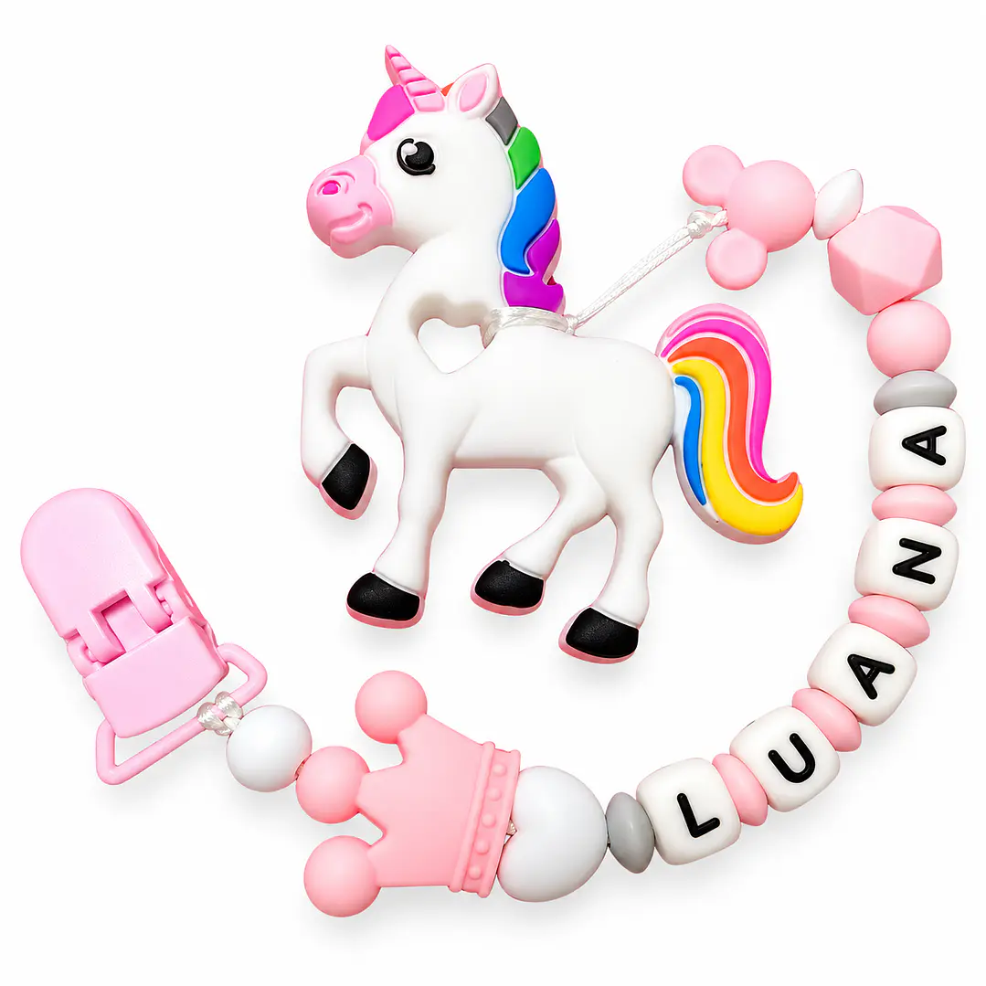MORDEDOR + PORTACHUPÓN PERSONALIZADO UNICORNIO 1