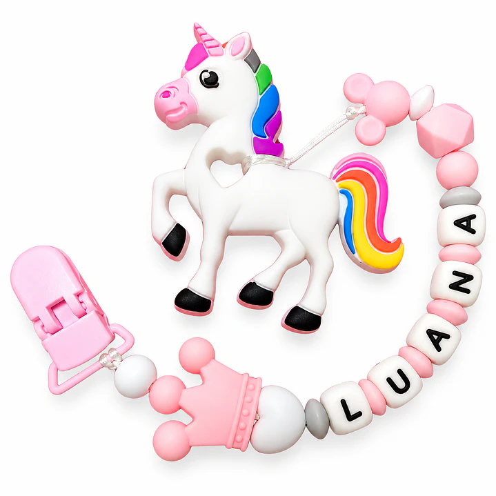 MORDEDOR + PORTACHUPÓN PERSONALIZADO UNICORNIO 1