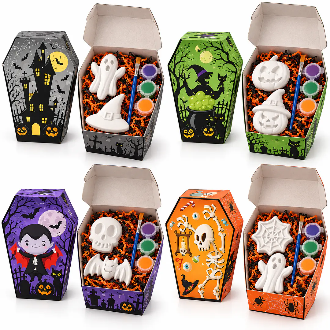 Kits de Figuras de Yeso para Pintar | Caja Halloween 1