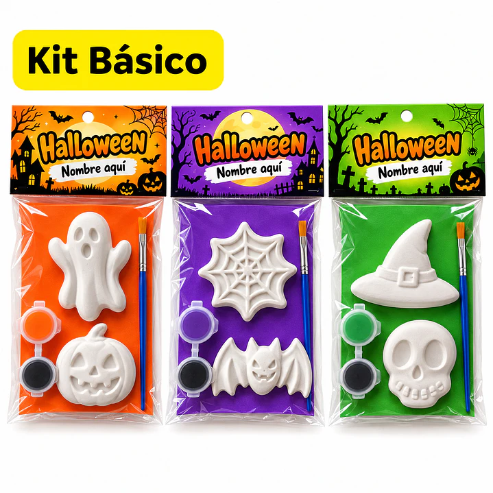 Kits de Figuras de Yeso para Pintar | Halloween 2