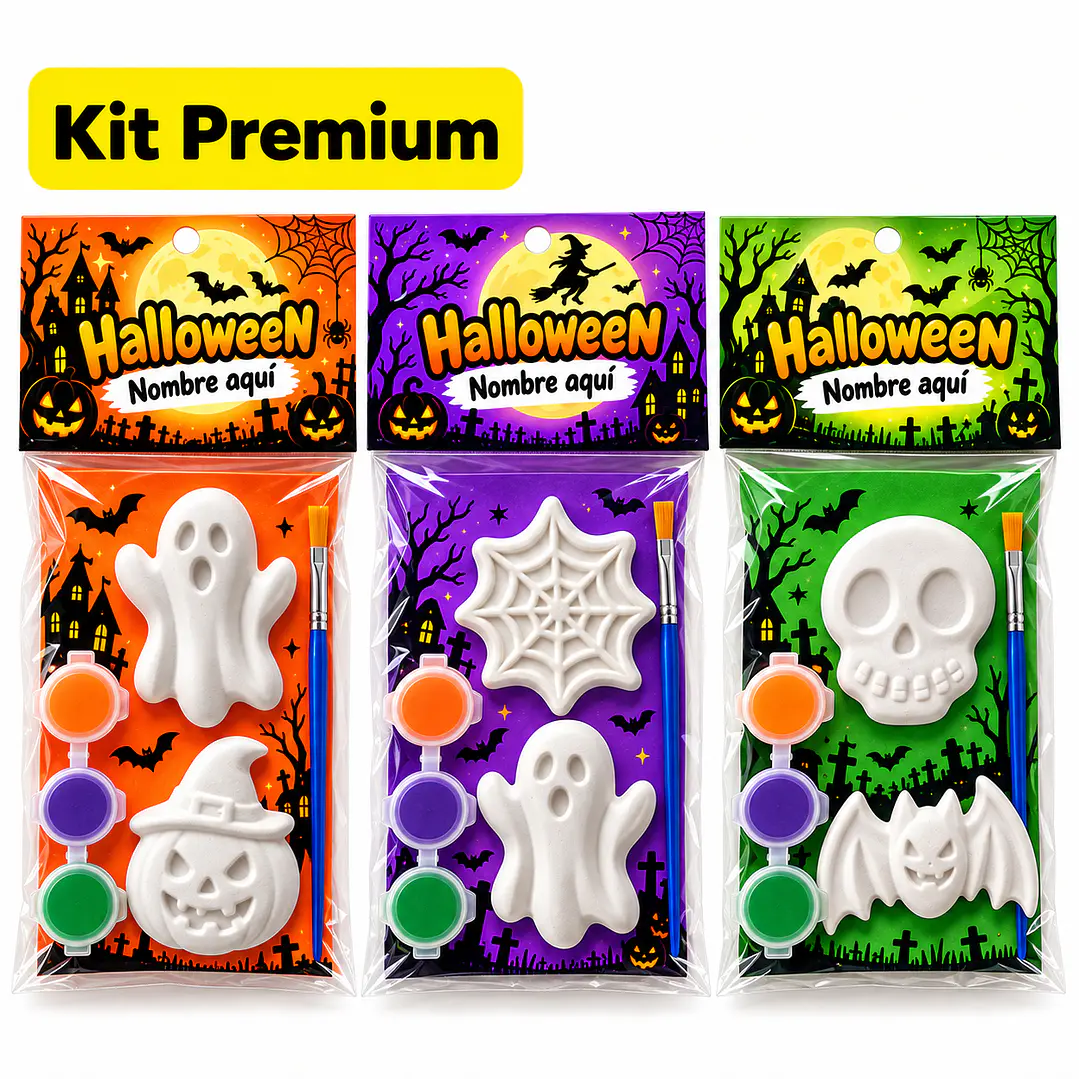Kits de Figuras de Yeso para Pintar | Halloween 3