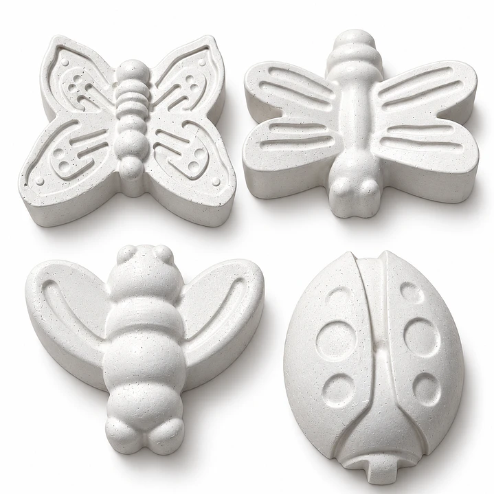 Kits de Figuras de Yeso para Pintar | Insectos y Flores 2
