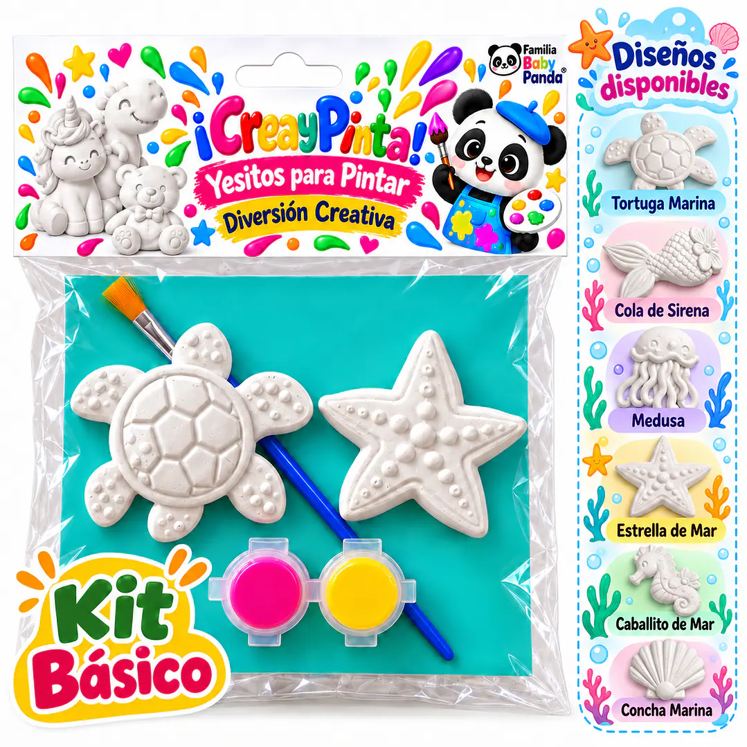 Kits de Figuras de Yeso para Pintar | Bajo el Mar 4