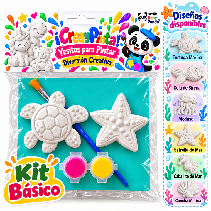 Kits de Figuras de Yeso para Pintar | Bajo el Mar 4