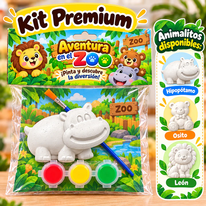 Kits de Figuras de Yeso para Pintar | Zoo 3