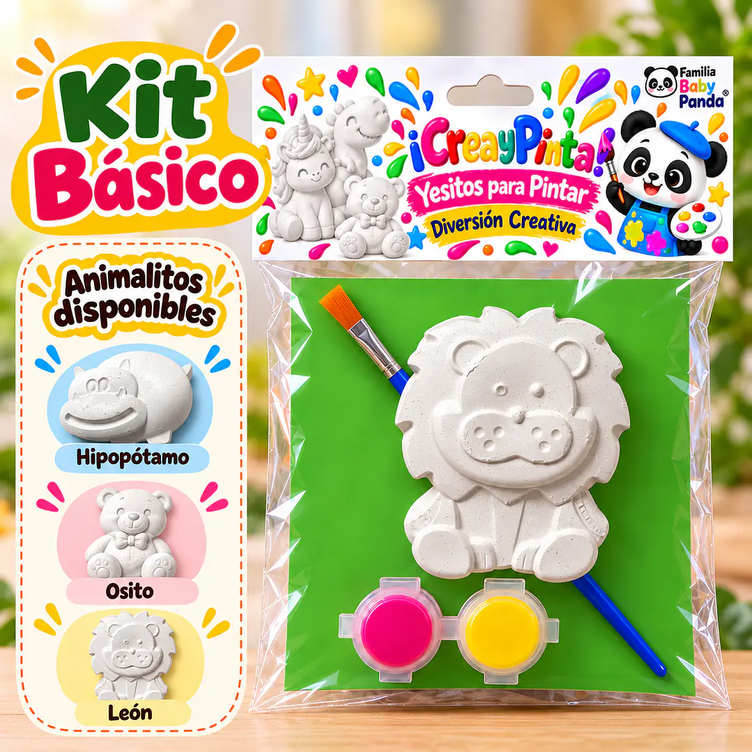 Kits de Figuras de Yeso para Pintar | Zoo 4
