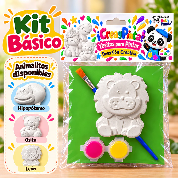 Kits de Figuras de Yeso para Pintar | Zoo 4