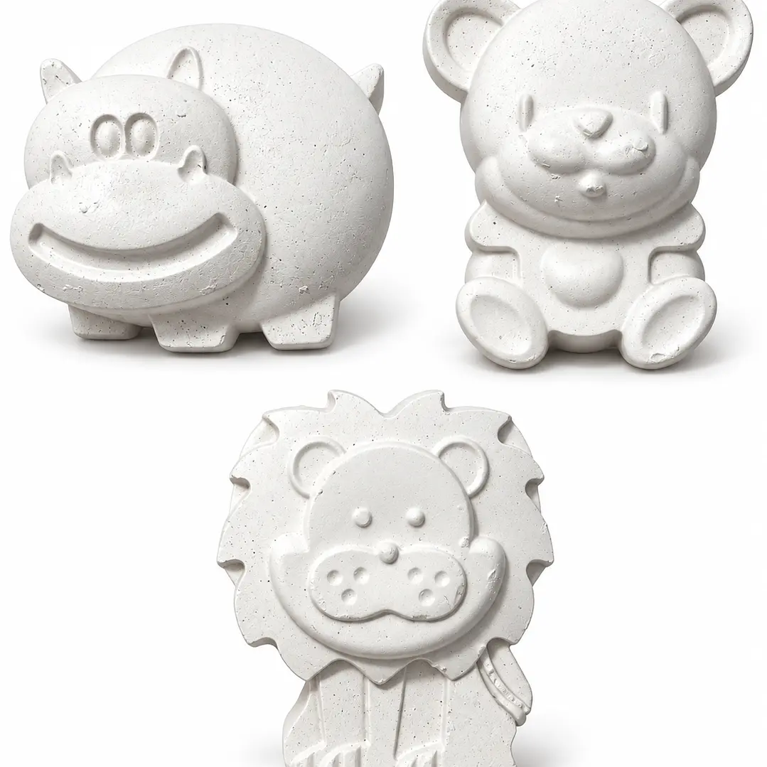 Kits de Figuras de Yeso para Pintar | Zoo 2