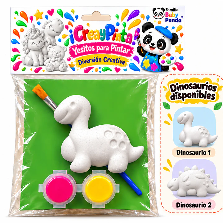 Kits de Figuras de Yeso para Pintar | Dinosaurio 7