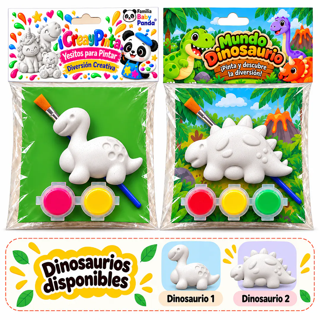 Kits de Figuras de Yeso para Pintar | Dinosaurio 1