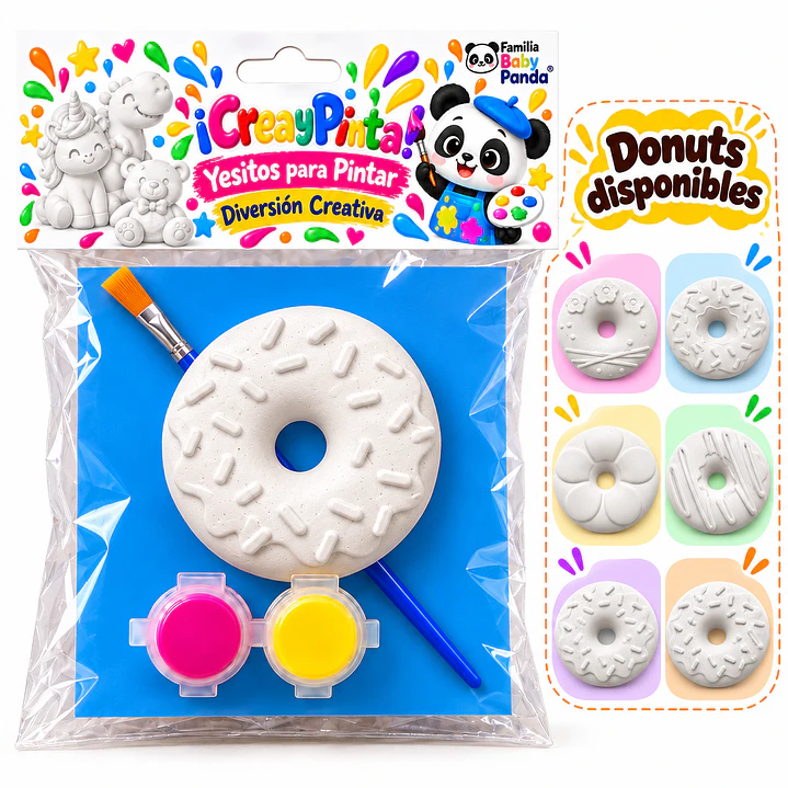Kits de Figuras de Yeso para Pintar | Donuts 6