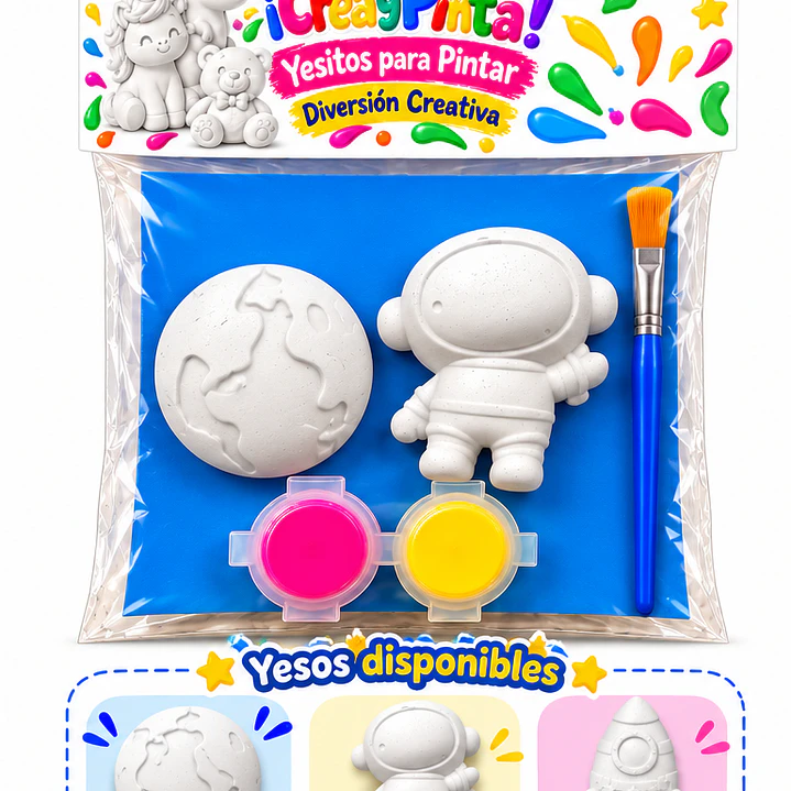 Kits de Figuras de Yeso para Pintar | Space 4