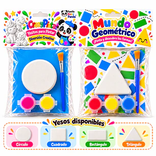 Kits de Figuras de Yeso para Pintar | Figuras Geometricas