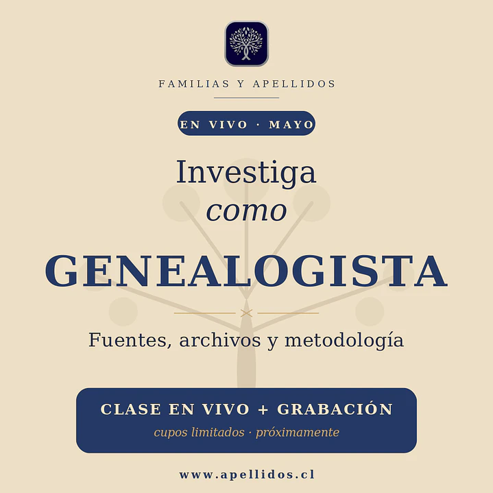 Investiga como genealogista - fuentes, archivos y metodología 1