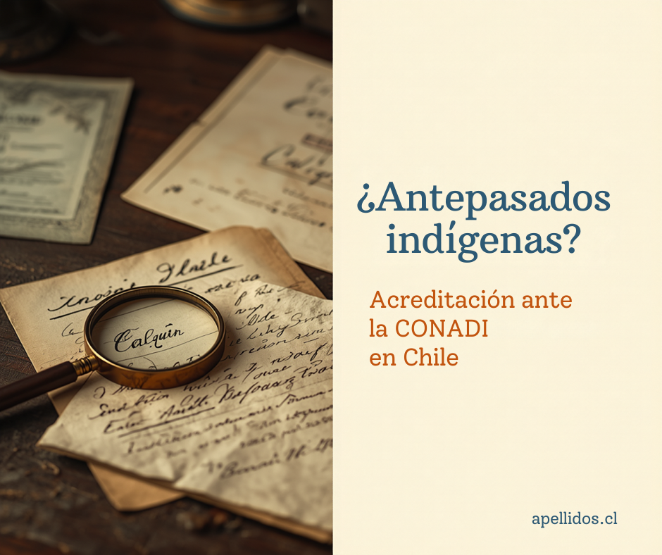 ¿Antepasados indígenas? Acreditación ante la CONADI en Chile
