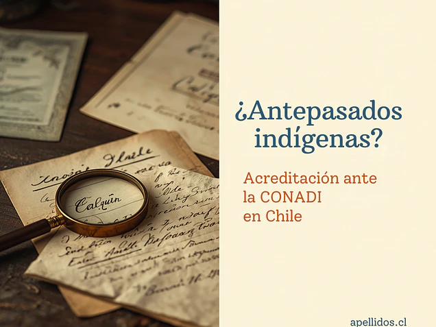 ¿Antepasados indígenas? Acreditación ante la CONADI en Chile