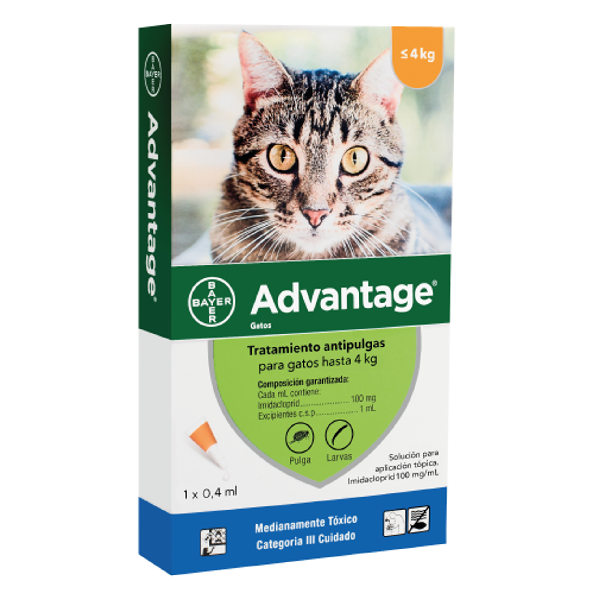 ADVANTAGE GATOS HASTA 4 K. 1