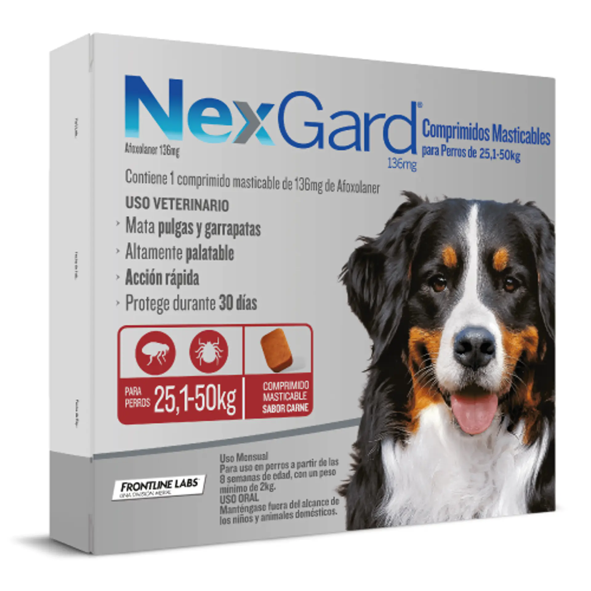 NEXGARD 1 COMPRIMIDO 25.1 - 50 K. 1