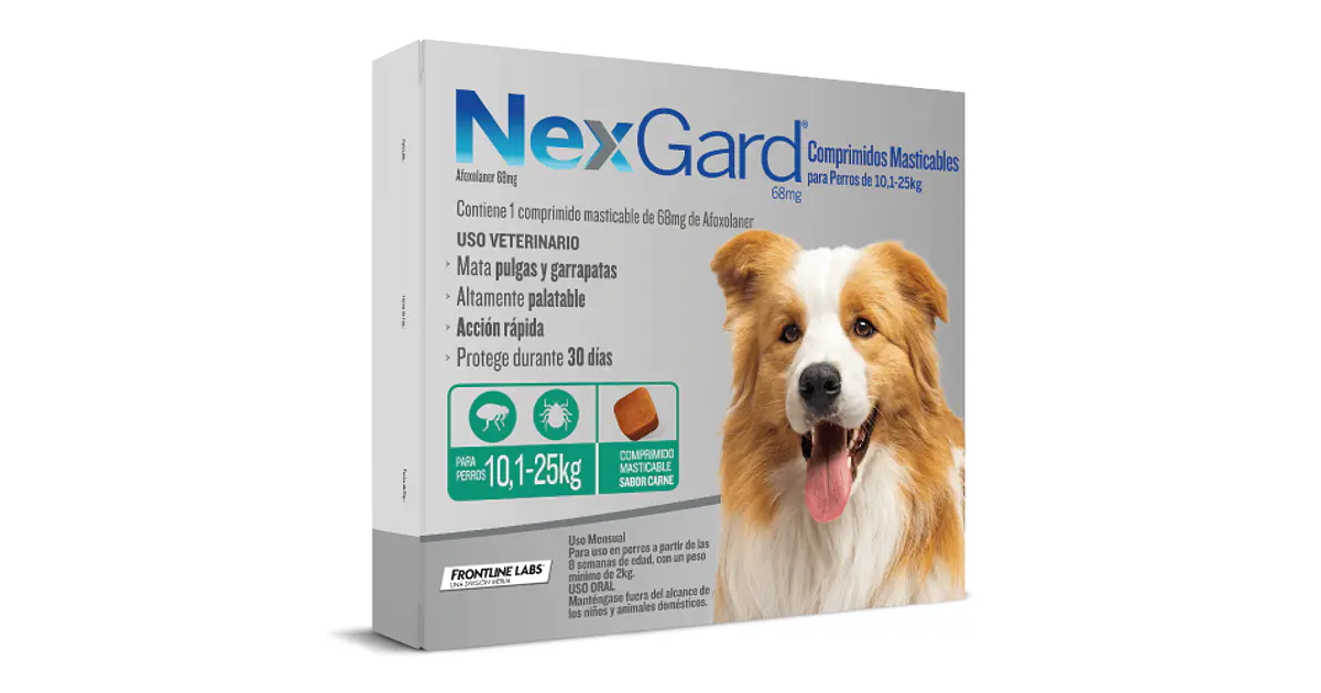 NEXGARD PERRO 02-4KG X 3 COMPRIMIDOS