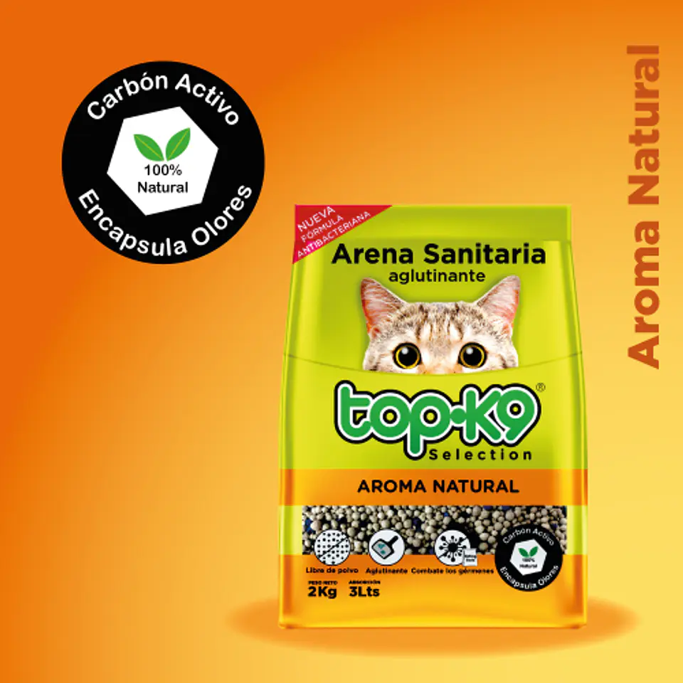 TOP-K9 ARENA SANITARIA AGLUTINANTE 2 K. 6