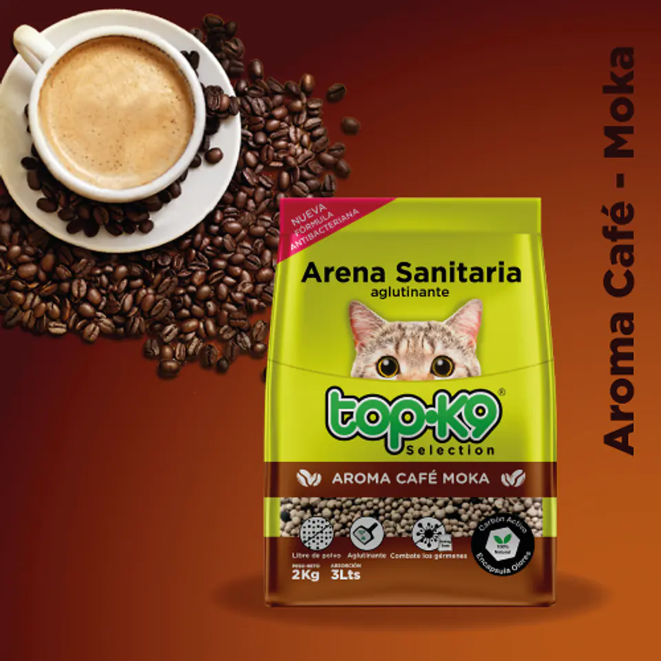 TOP-K9 ARENA SANITARIA AGLUTINANTE 10 K. 1
