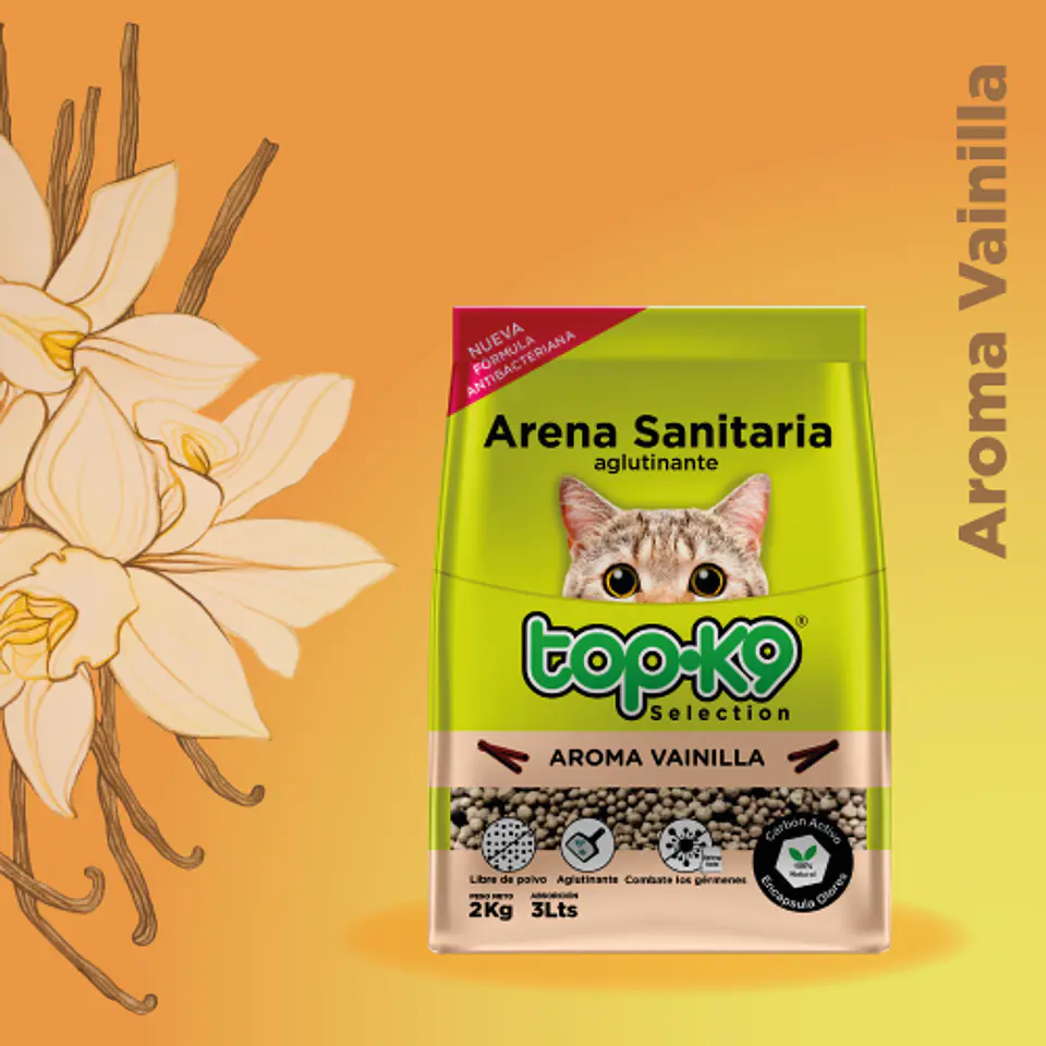 TOP-K9 ARENA SANITARIA AGLUTINANTE 10 K. 9