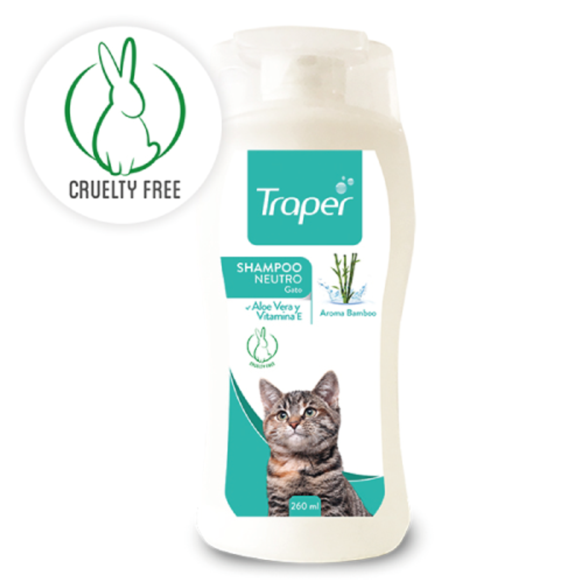 SHAMPOO NEUTRO GATO 260 ML. 1