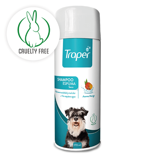 SHAMPOO ESPUMA SECA PERRO 170 ML.