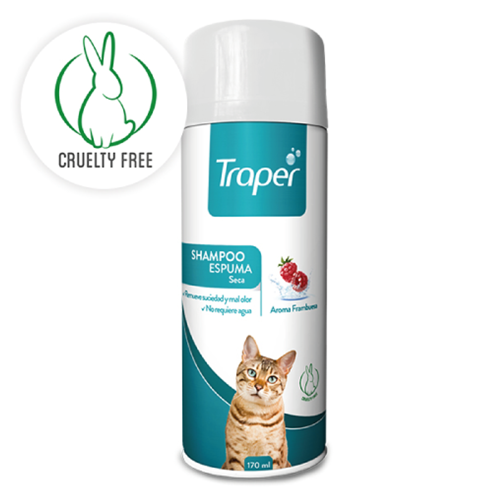 SHAMPOO ESPUMA SECA GATO 170 ML. 1