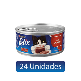 FELIX PATÉ SALMÓN 156 GRS. 24 UDS.