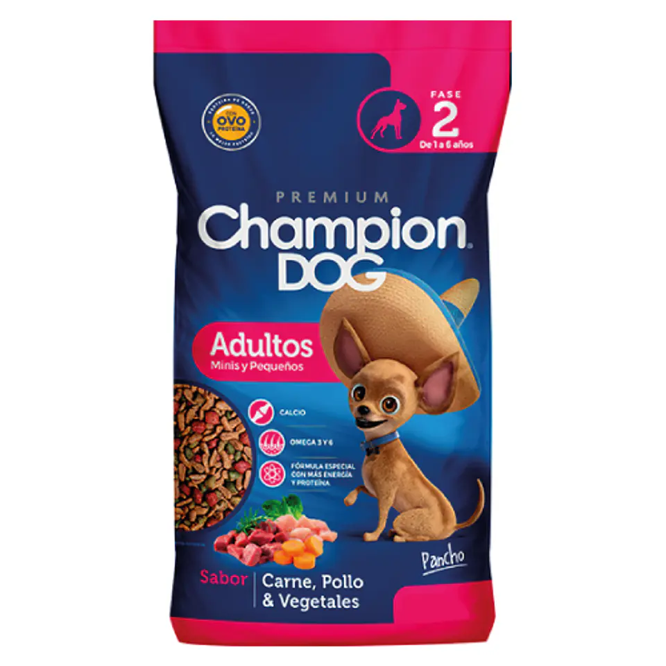 CHAMPION DOG ADULTOS MINIS Y PEQUEÑOS 18 K. 1