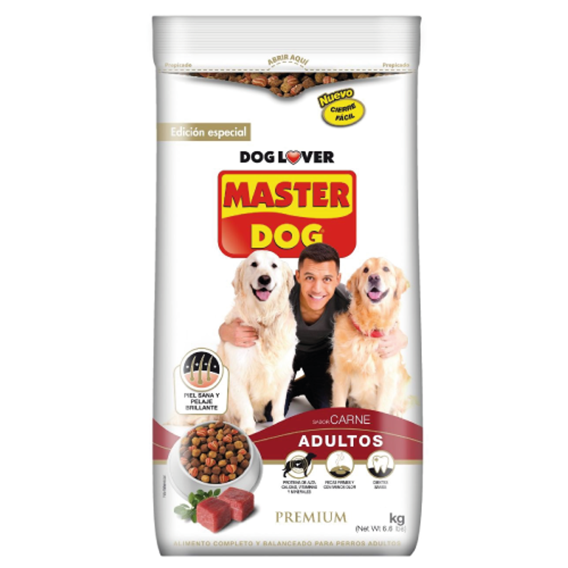 MASTER DOG ADULTOS CARNE 18 K. 1