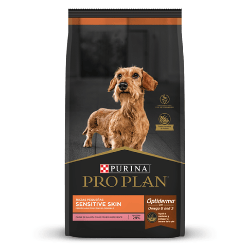 PRO PLAN SENSITIVE SKIN SALMÓN RAZAS PEQUEÑAS 3 K.