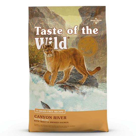 TASTE OF THE WILD CANYON RIVER FELINE 2 K.