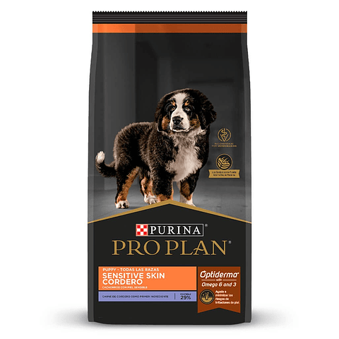 PROPLAN PUPPY SENSITIVE SKIN CORDERO 15 K.
