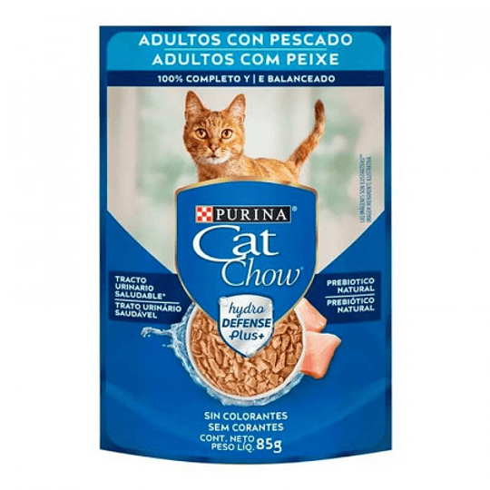 CAT CHOW SACHET PESCADO 85 GRS. 15 UNDS.