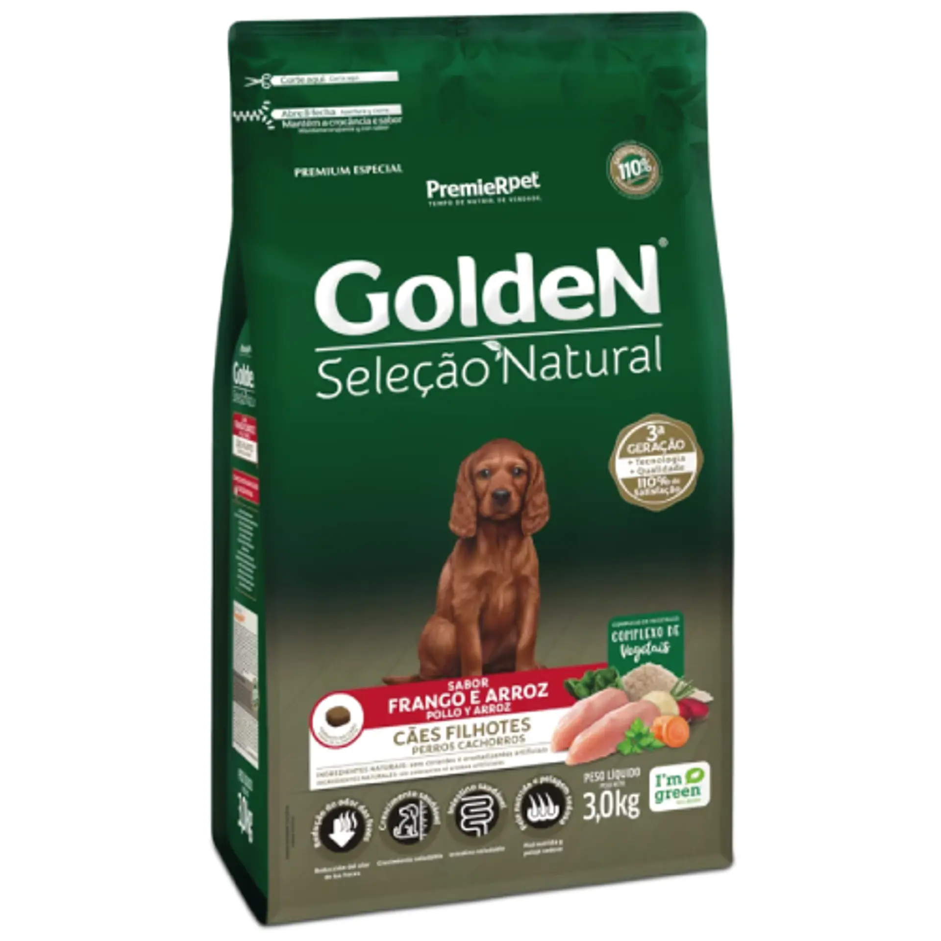 GOLDEN SELECCIÓN NATURAL CACHORROS 3 K. 1