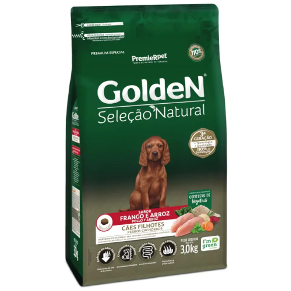 GOLDEN SELECCIÓN NATURAL CACHORROS 3 K. 1
