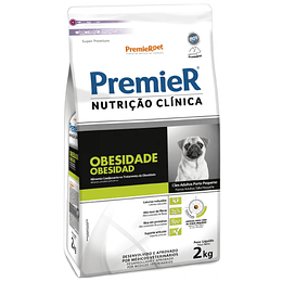 PREMIER NUTRICIÓN CLÍNICA OBESIDAD PERROS TALLA PEQUEÑA 2 K.