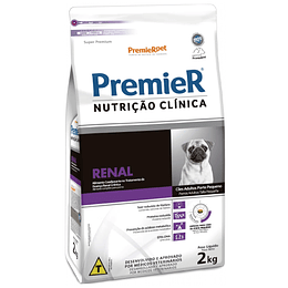 PREMIER NUTRICIÓN CLÍNICA RENAL PERROS TALLA PEQUEÑA 2 K.