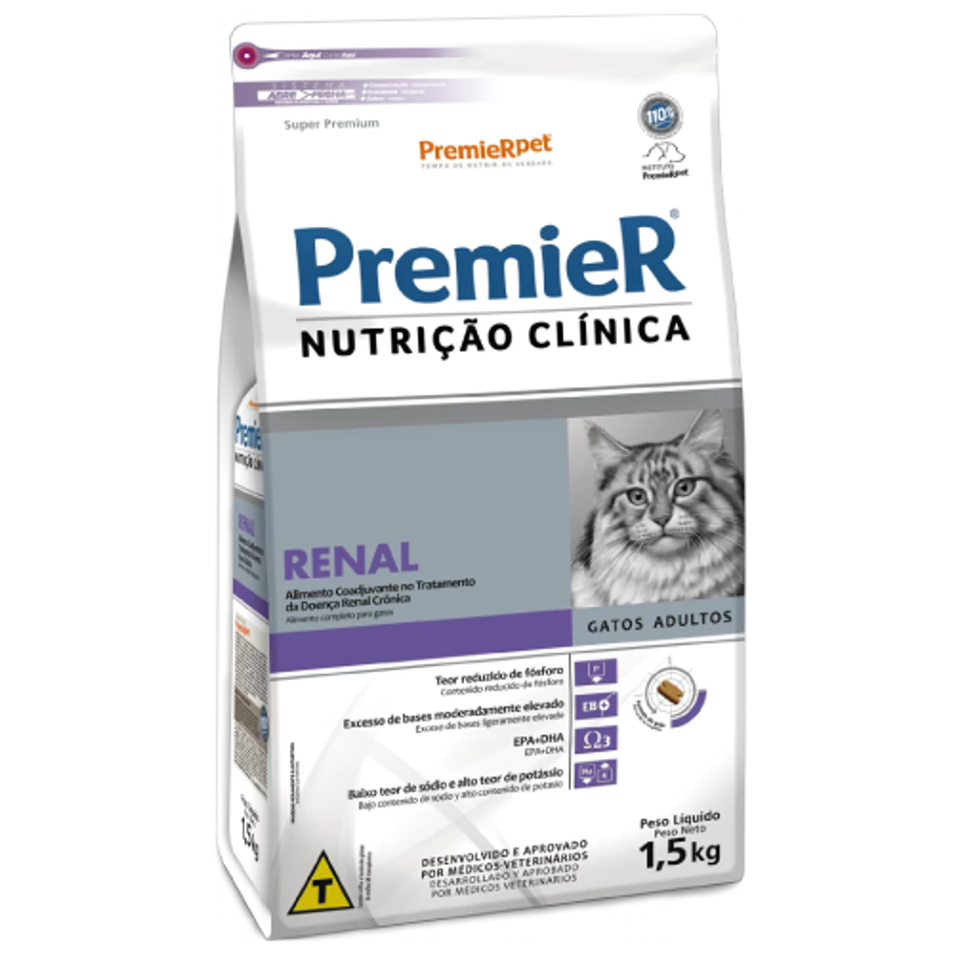 PREMIER NUTRICIÓN CLÍNICA RENAL GATOS 1.5 K. 1