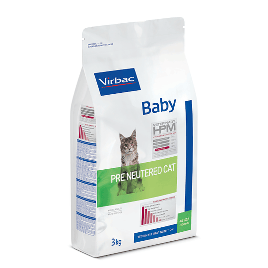 VIRBAC HPM BABY PRE NEUTERED CAT 1.5 K.