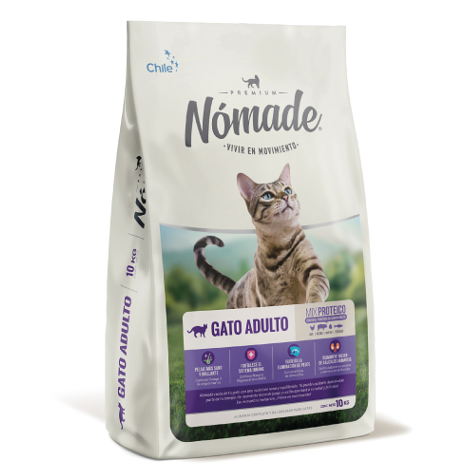 NÓMADE GATOS ADULTOS 10 K. 1