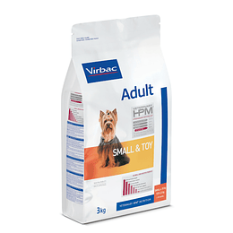 VIRBAC HPM ADULT DOG SMALL & TOY 1.5 K.