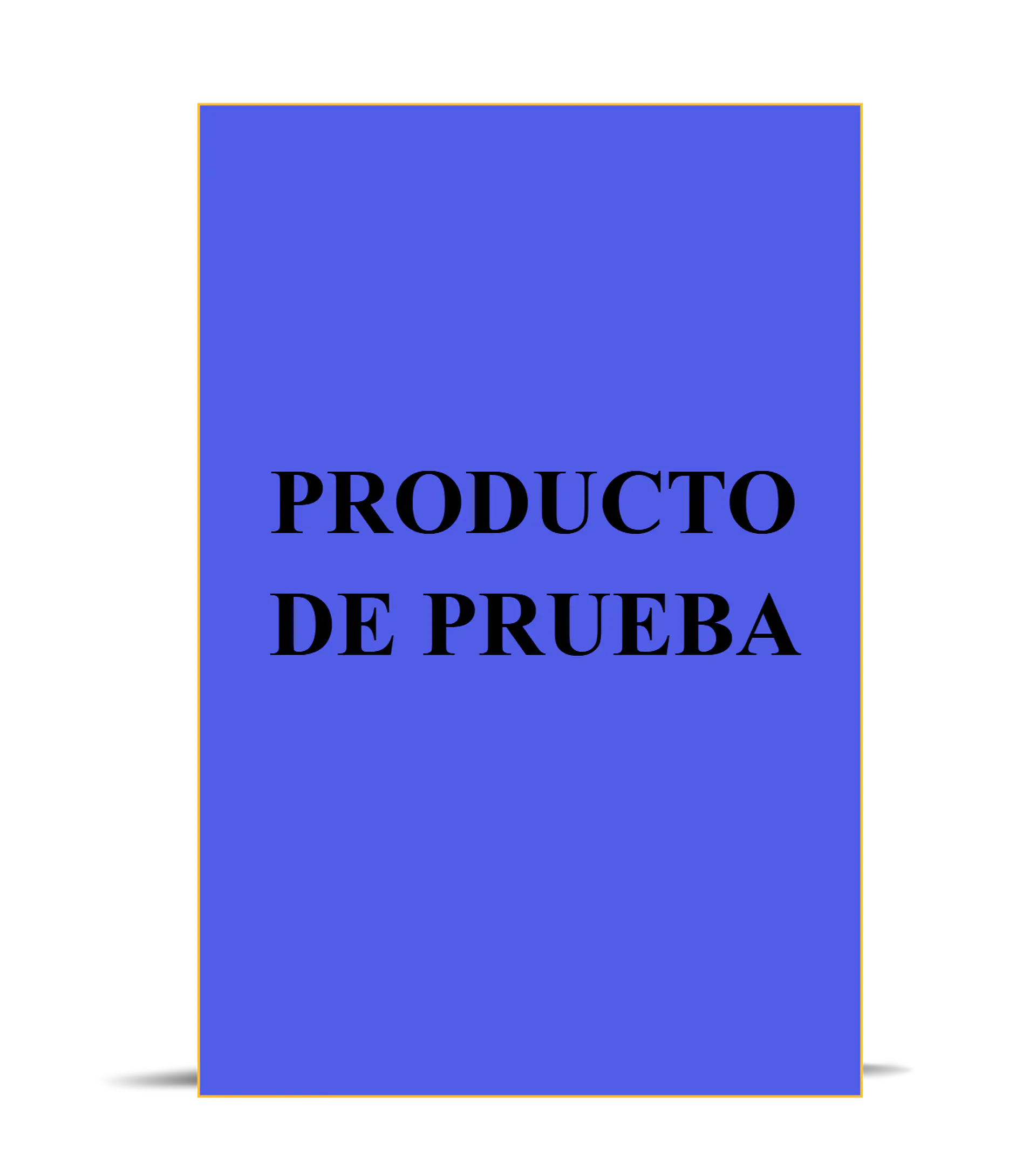 PRODUCTO TEST 1