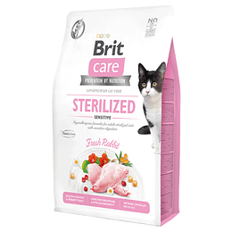 BRIT CARE CAT GRAIN-FREE STERILIZED SENSITIVE 2 K.