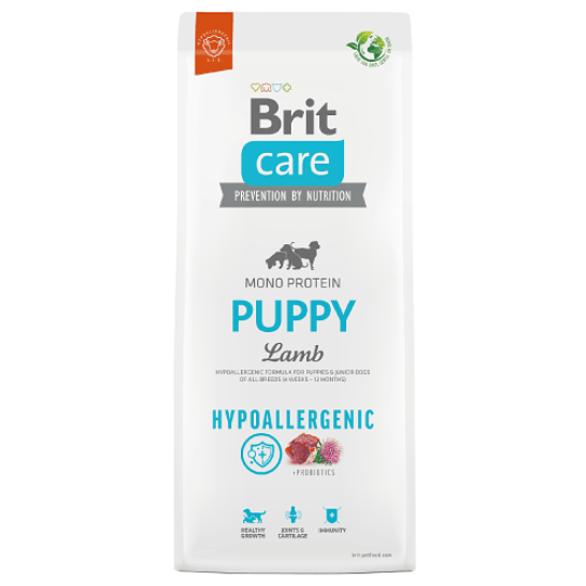 BRIT CARE DOG HYPOALLERGENIC PUPPY LAMB 12 K.