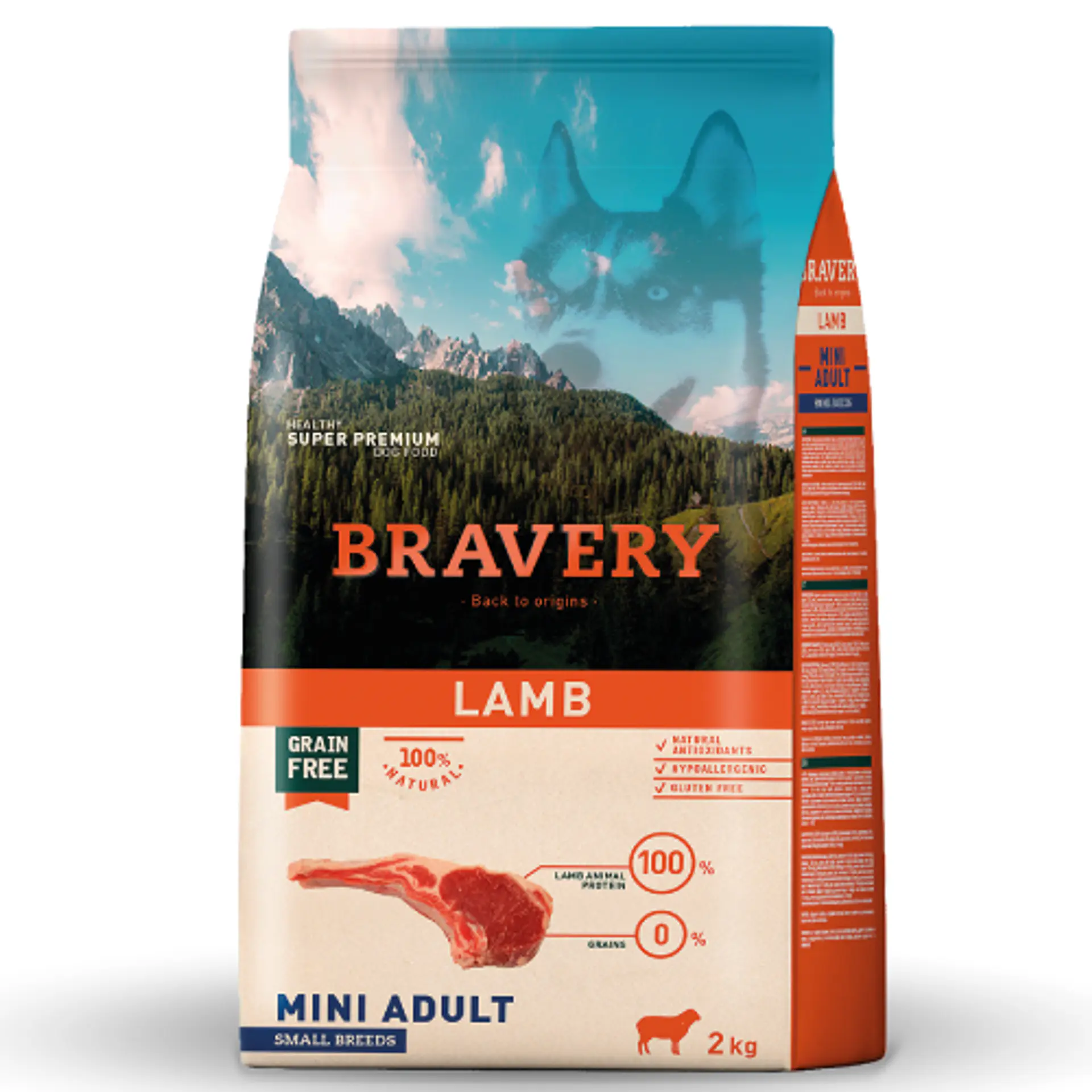 BRAVERY LAMB MINI ADULT SMALL BREEDS 2 K. 1