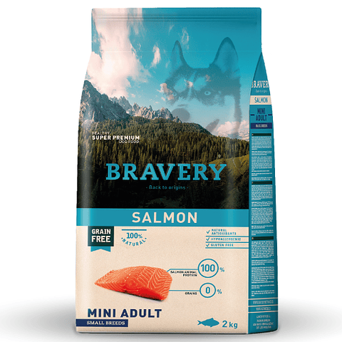 BRAVERY SALMON MINI ADULT SMALL BREEDS 2 K.