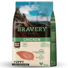 BRAVERY CHICKEN PUPPY LARGE/MEDIUM BREEDS 12 K.